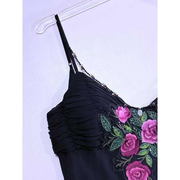 Sue Wong Embellished Mino Dress in Boack Size 10 - Picture 9 of 11